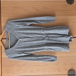 Aerie Gray Pajama Set Soft Knit Sleepwear, Small, Butter Soft